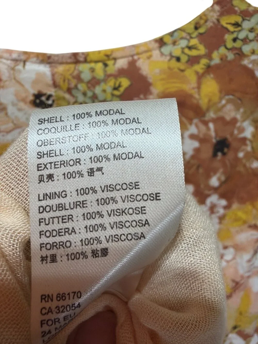 Free People Yellow Cocoa Floral Freddy Tie Mini Dress Boho Chic Womens Medium